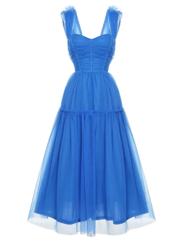 1950s-blue-solid-mesh-sleeveless-dress