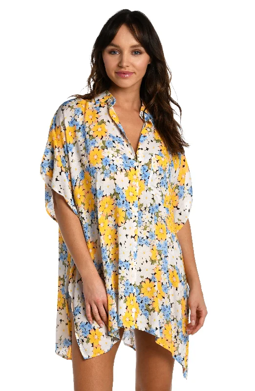 Sunshine 79 Daisy Daze Resort Button Down Shirt - FINAL SALE