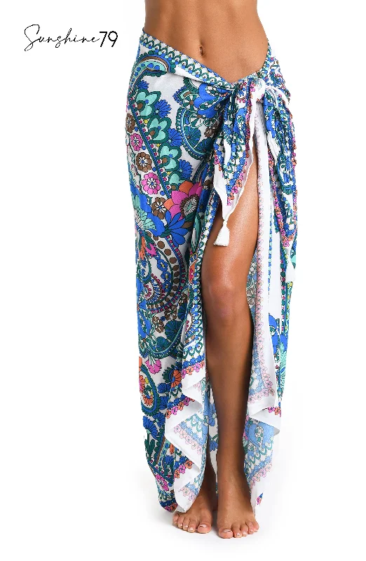 Sunshine 79 Feel Good Paisley Pareo Wrap Cover Up