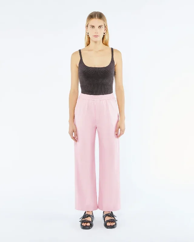 Lorca - Sale Okobor Alt-Leather Pants - Pink