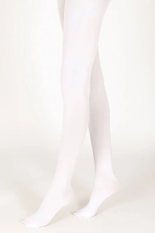 60 Denier Tights - White