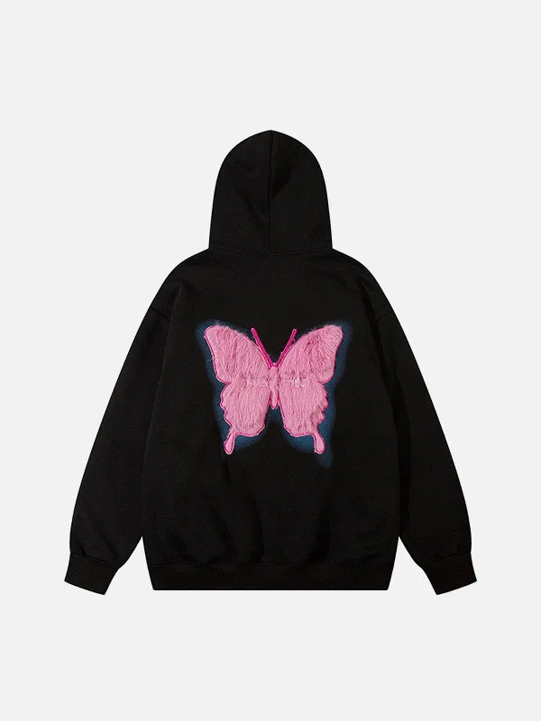 Aelfric Eden Flocking Butterfly Hoodie