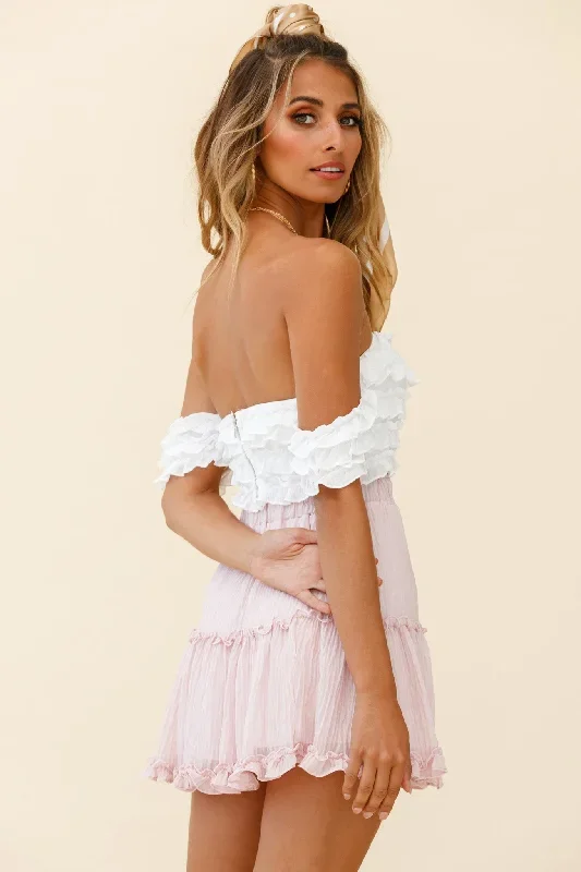 alexi-mini-skirt-frill-trim-crepe-texture-baby-pink