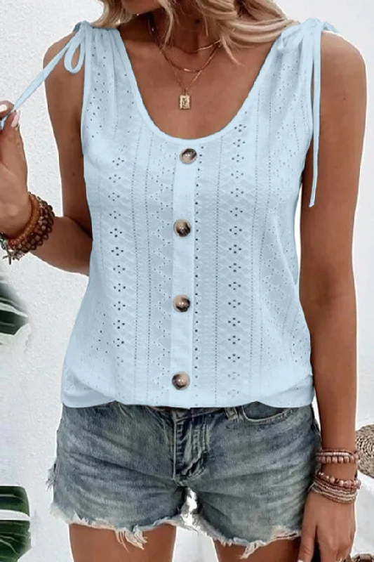 all-about-spring-button-up-hollow-out-tank-top