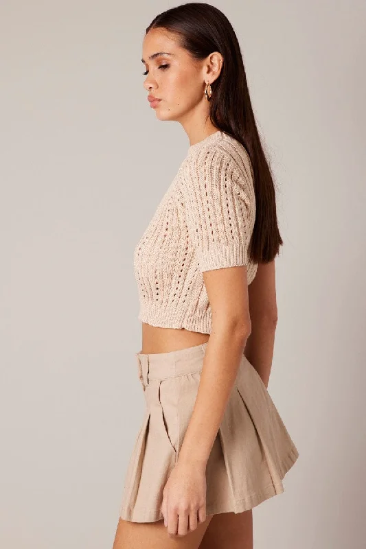 beige-knit-top-crew-neck-short-sleeves-cropped-kn2460x-41jb-1