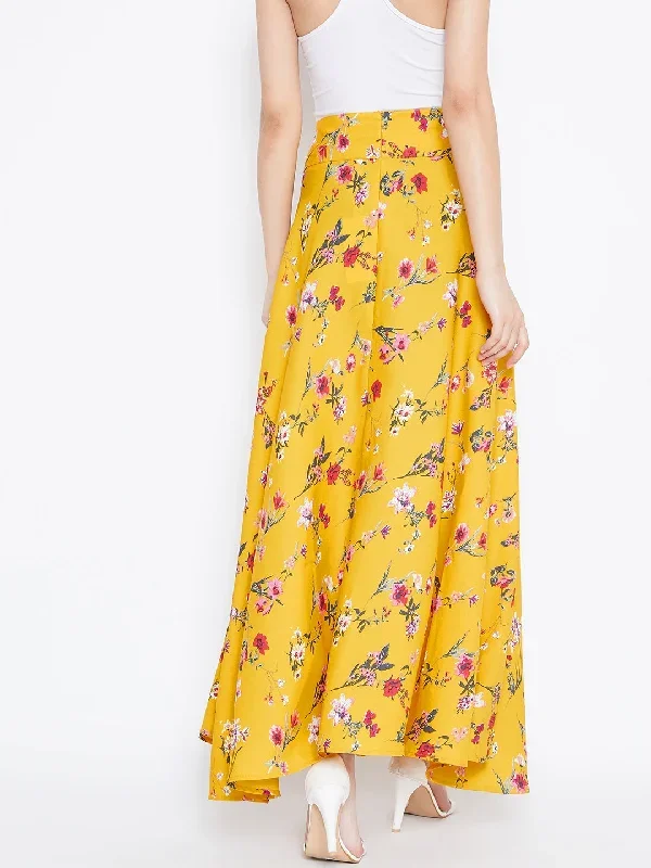 berrylush-yellow-floral-bow-tie-waist-flared-maxi-skirt