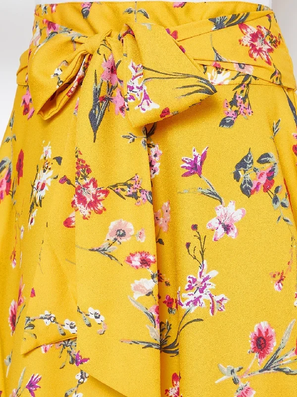 berrylush-yellow-floral-bow-tie-waist-flared-maxi-skirt