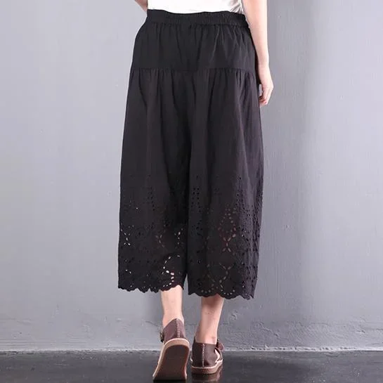 black-baggy-cotton-pants-plus-size-hollow-out-wide-leg-pants