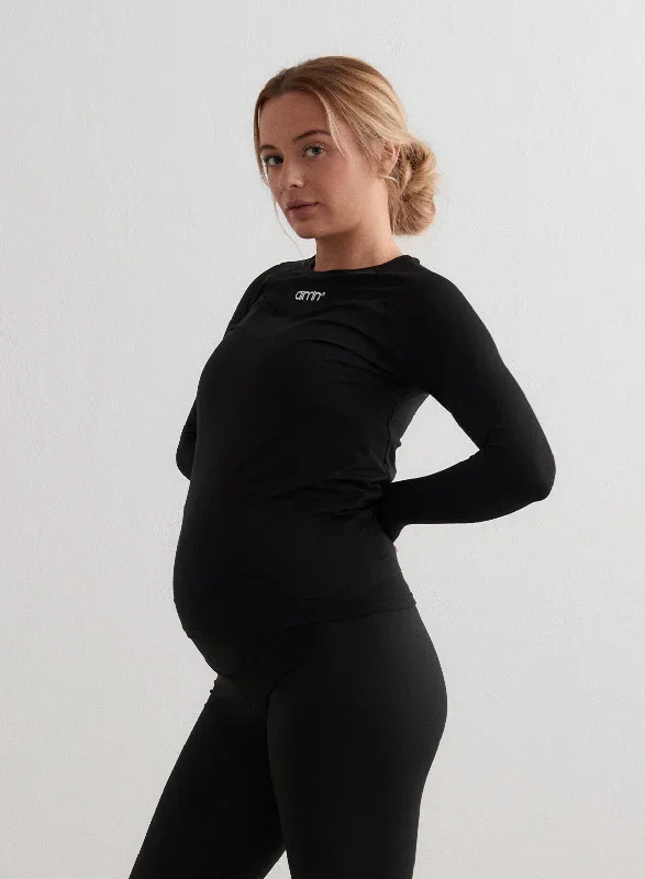 black-soft-basic-maternity-long-sleeve