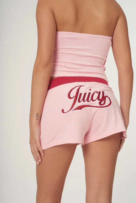 candy-pink-towelling-retro-logo-shorts-jcwhs23322-528