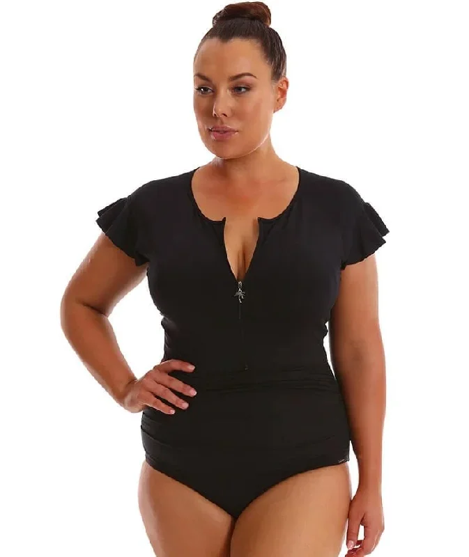 capriosca-frill-zip-one-piece-black