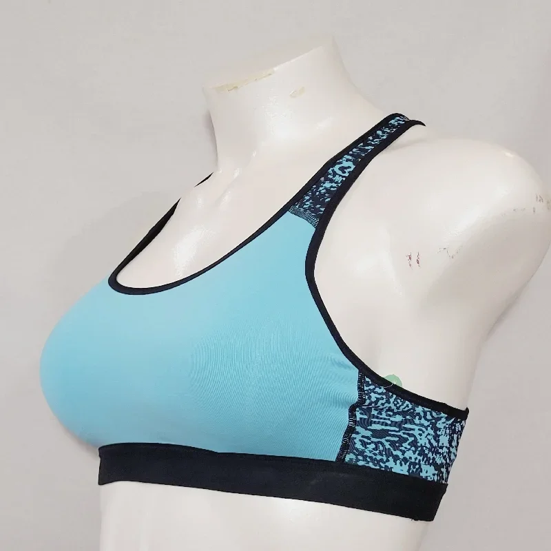 champion-n9678-power-core-compression-padded-racerback-sports-bra-xl-x-large-aqua-black