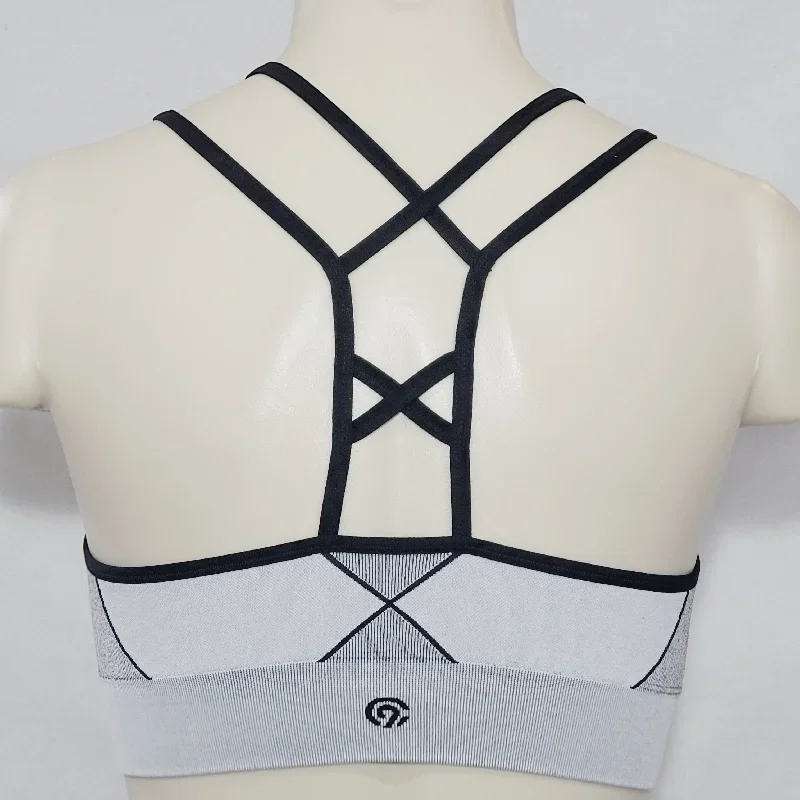 Champion N9753 Seamless Strappy Cami Sports Bra X-SMALL White NWT