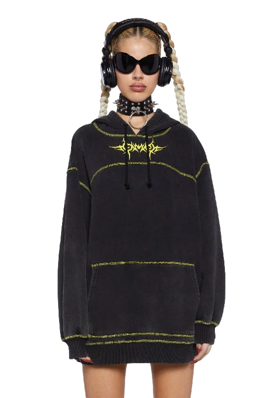 Ciphered Up Oversized Hoodie