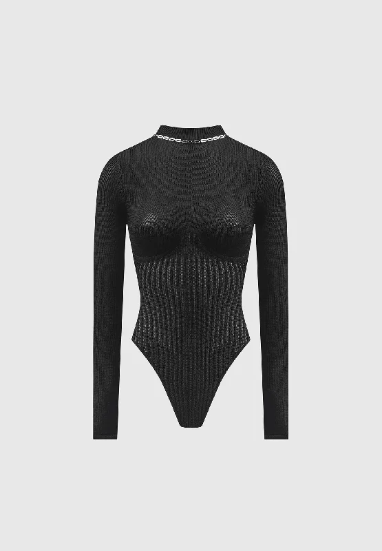 contour-knit-bodysuit-with-chain-black