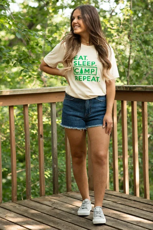 cream-eat-sleep-camp-repeat-graphic-tee