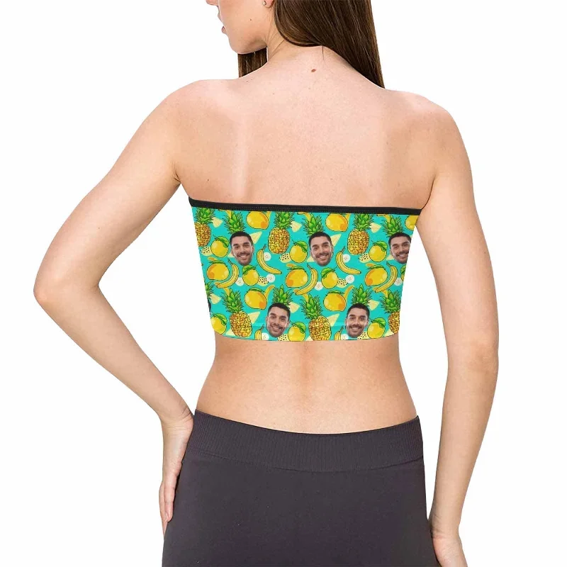 custom-face-fruits-womens-strapless-bow-tube-top-1