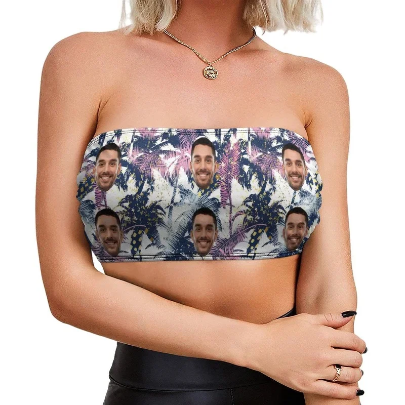 custom-face-tropical-leaves-tube-top