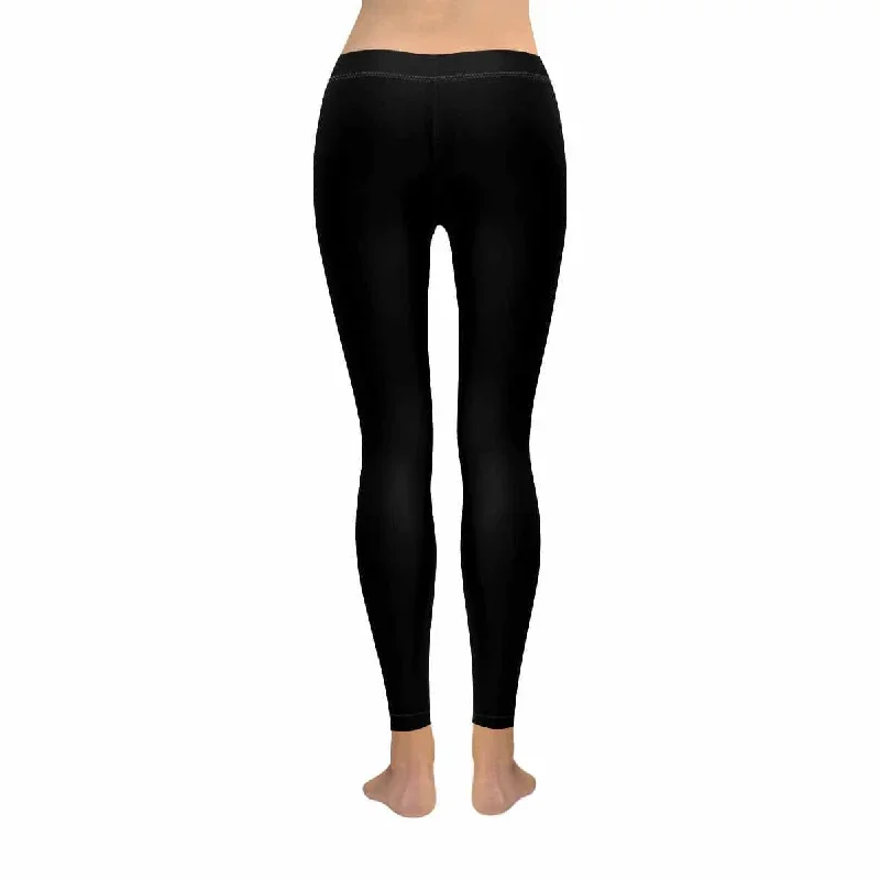 custom-text-black-low-rise-leggings