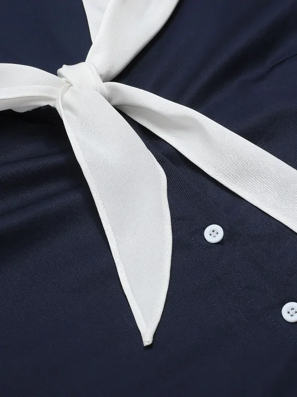 dark-blue-white-1940s-sailor-collar-dress