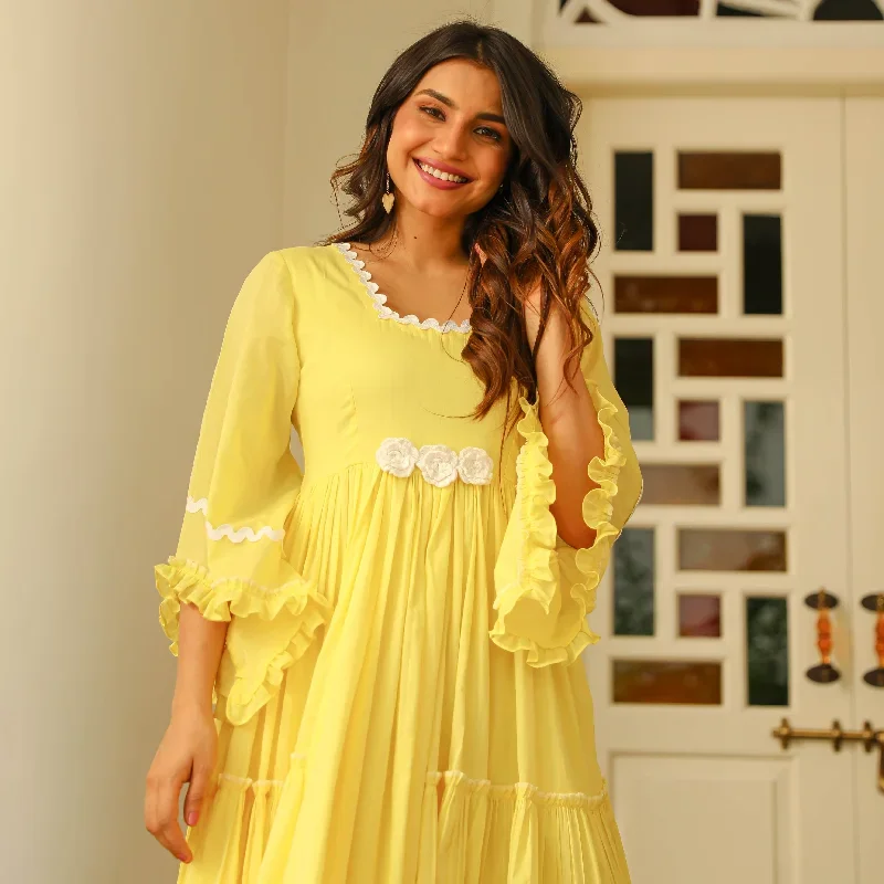 elfin-yellow-comfy-cotton-dress