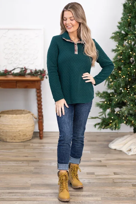 emerald-green-quilted-pullover-with-plaid