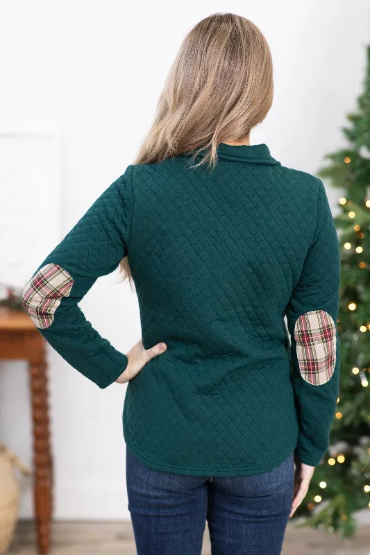 emerald-green-quilted-pullover-with-plaid