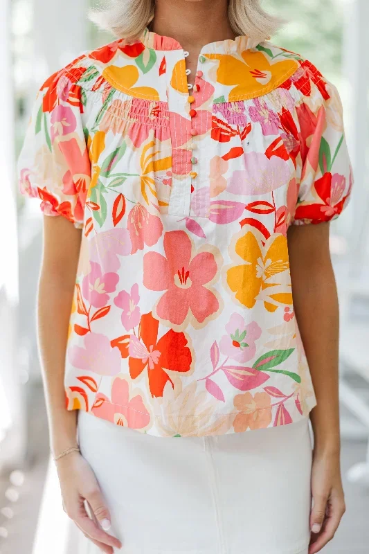 fate-say-you-love-me-orange-floral-blouse