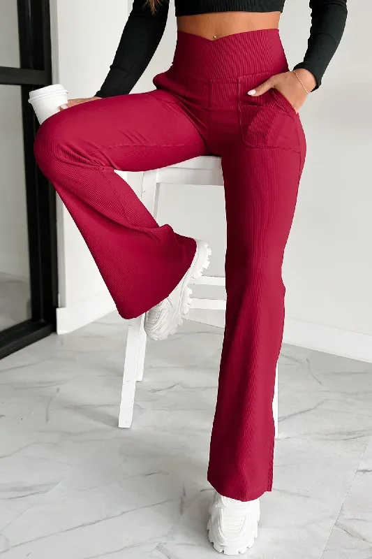 fierce-competitor-cross-waist-flared-leggings-pomegranate