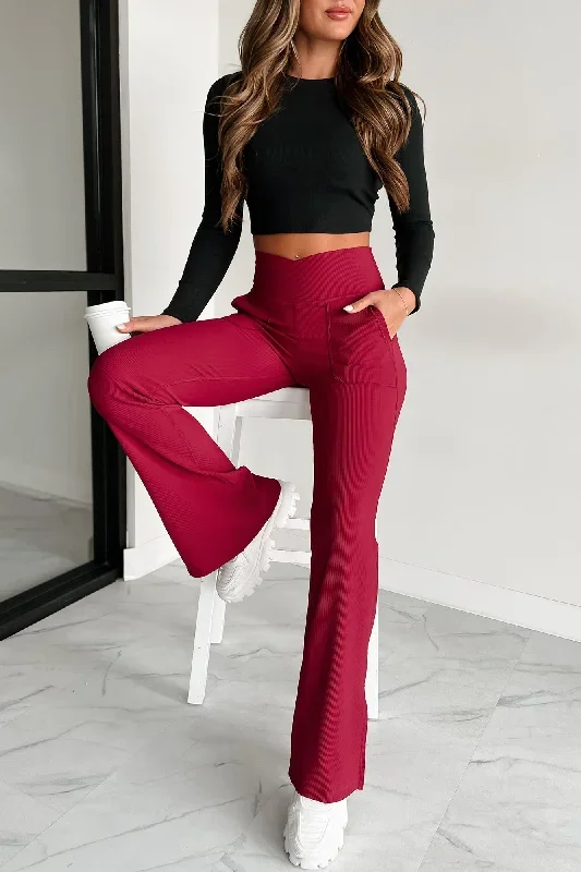 fierce-competitor-cross-waist-flared-leggings-pomegranate