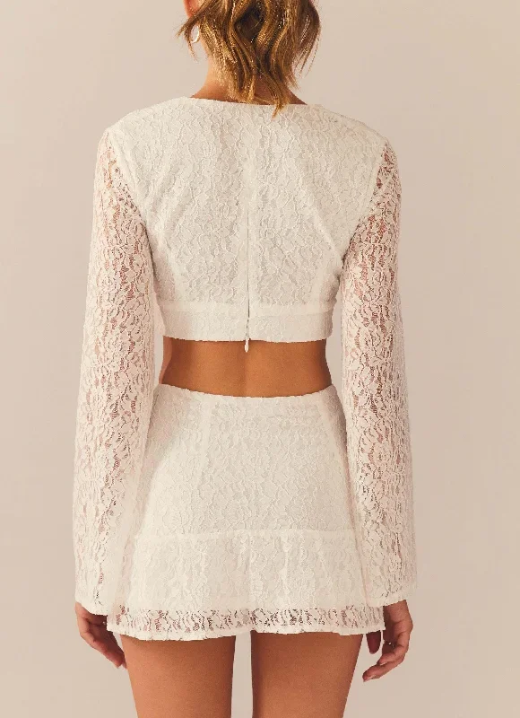 free-wild-lace-mini-skirt-ivory