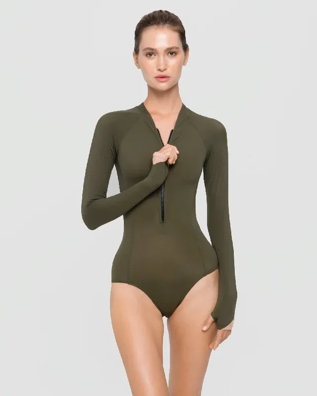 G Sleeve - Army Swimwear