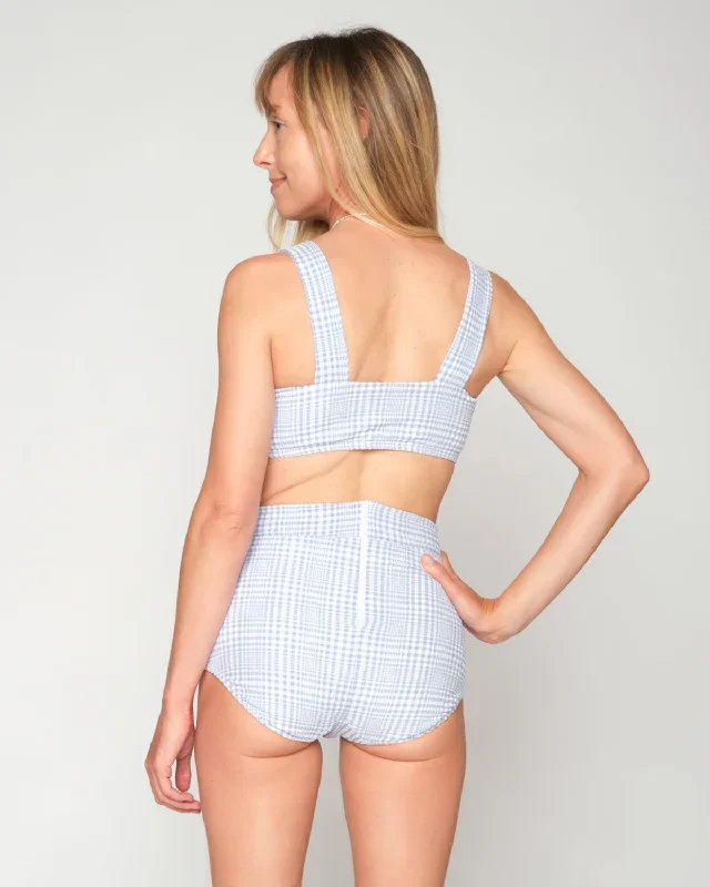 Georgia High Waist Bikini Bottom - Meadow