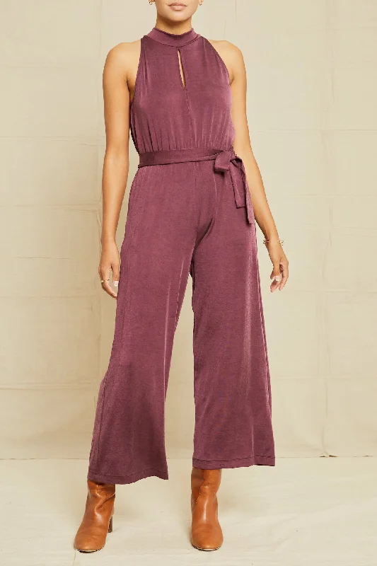 Georgina Tencel Luxe Jumpsuit - Pinot