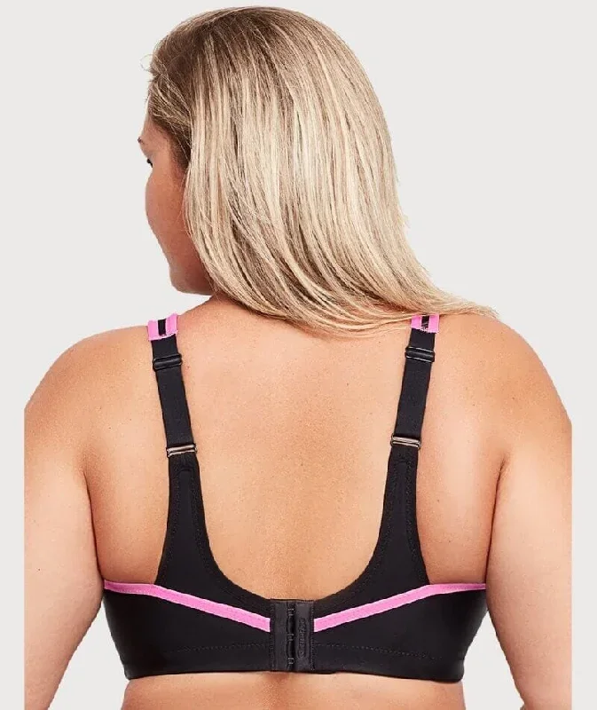 glamorise-no-bounce-camisole-sports-bra-black-pink