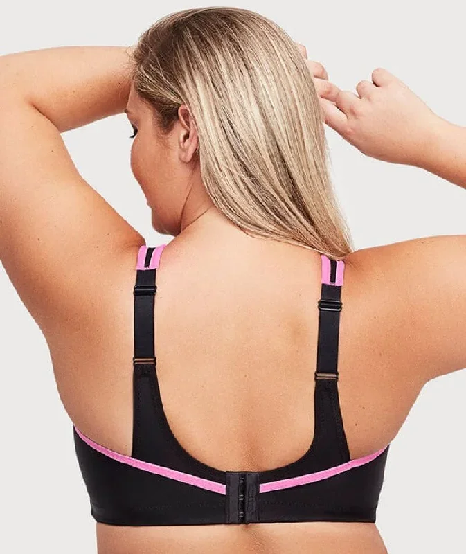 glamorise-no-bounce-camisole-sports-bra-black-pink