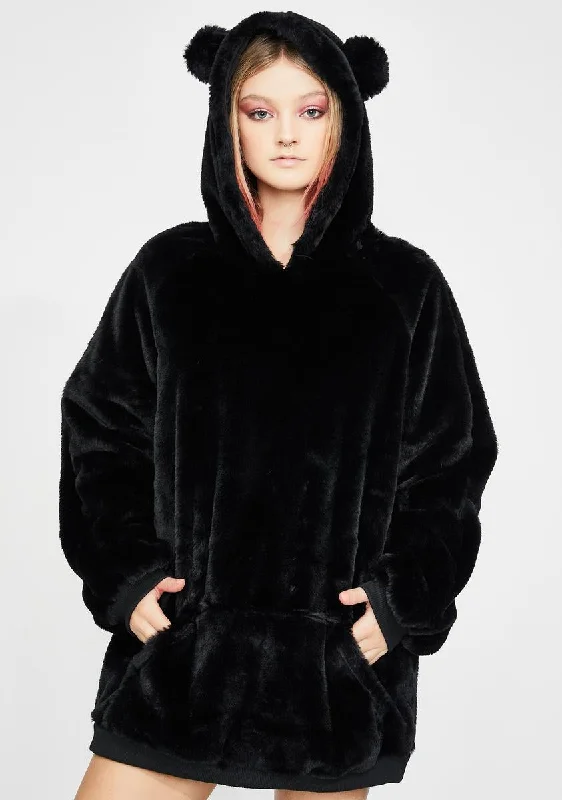 Grizzly Groover Faux Fur Hoodie