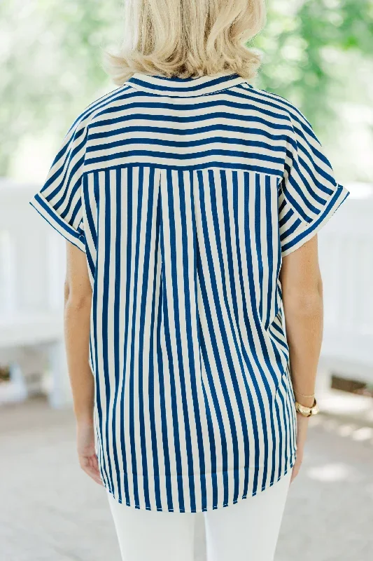 help-you-out-navy-blue-striped-blouse