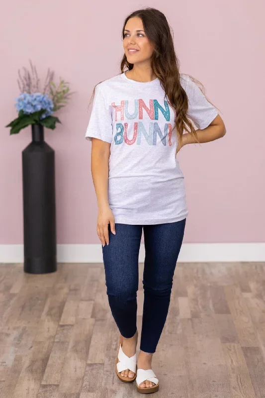 light-grey-multicolor-hunny-bunny-graphic-tee