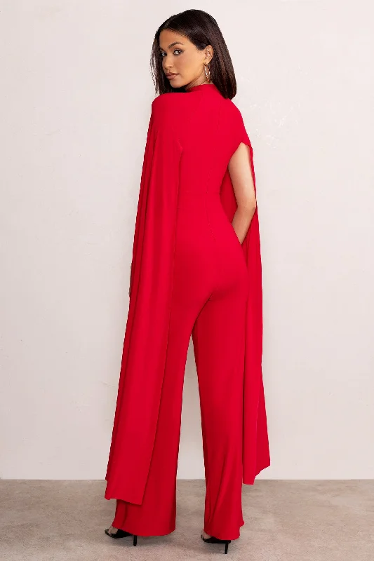 louisa-red-plunge-neck-jumpsuit-with-floor-length-cape-sleeves-cl129267004