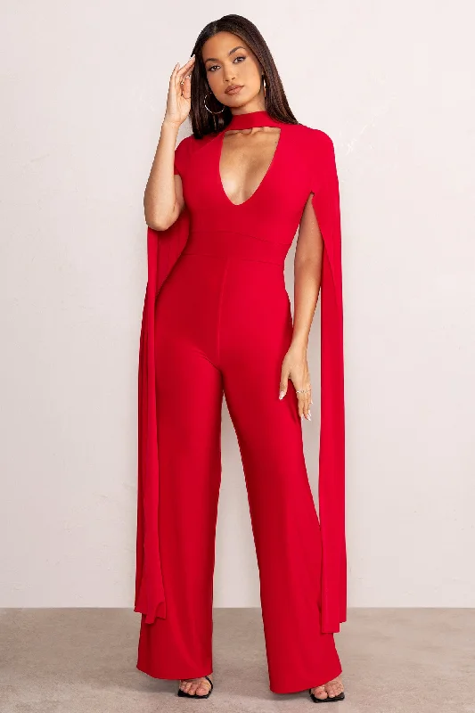 louisa-red-plunge-neck-jumpsuit-with-floor-length-cape-sleeves-cl129267004