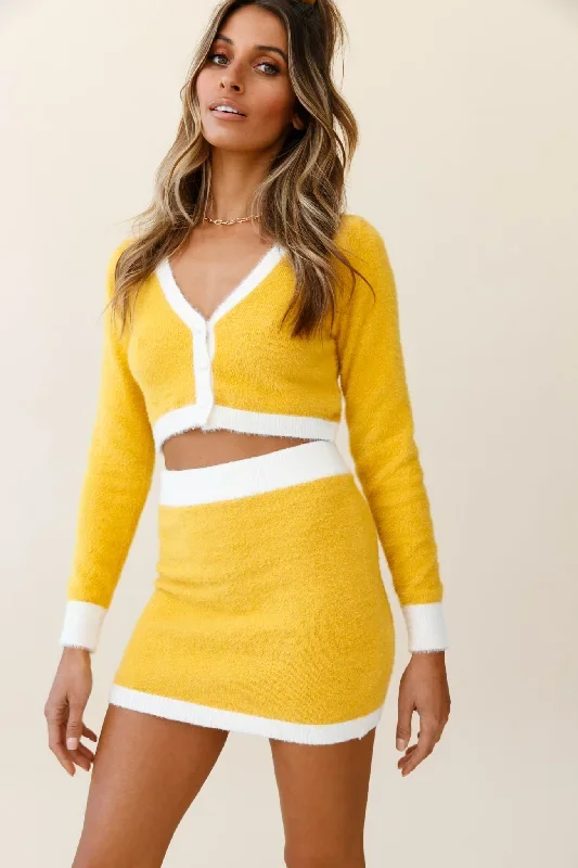 love-struck-elasticated-waist-fuzzy-knit-skirt-mustard