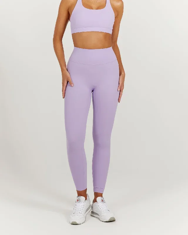 LUXE LEGGINGS 24" - LILAC