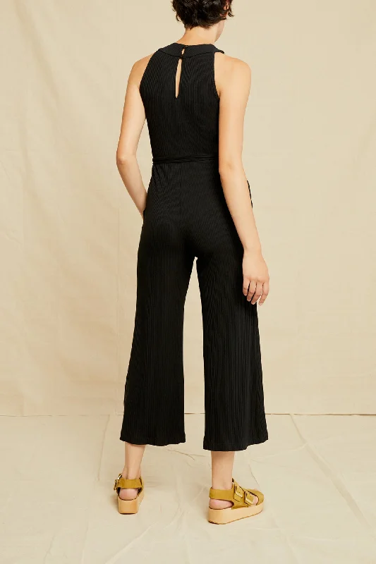 maja-paris-rib-jumpsuit-black