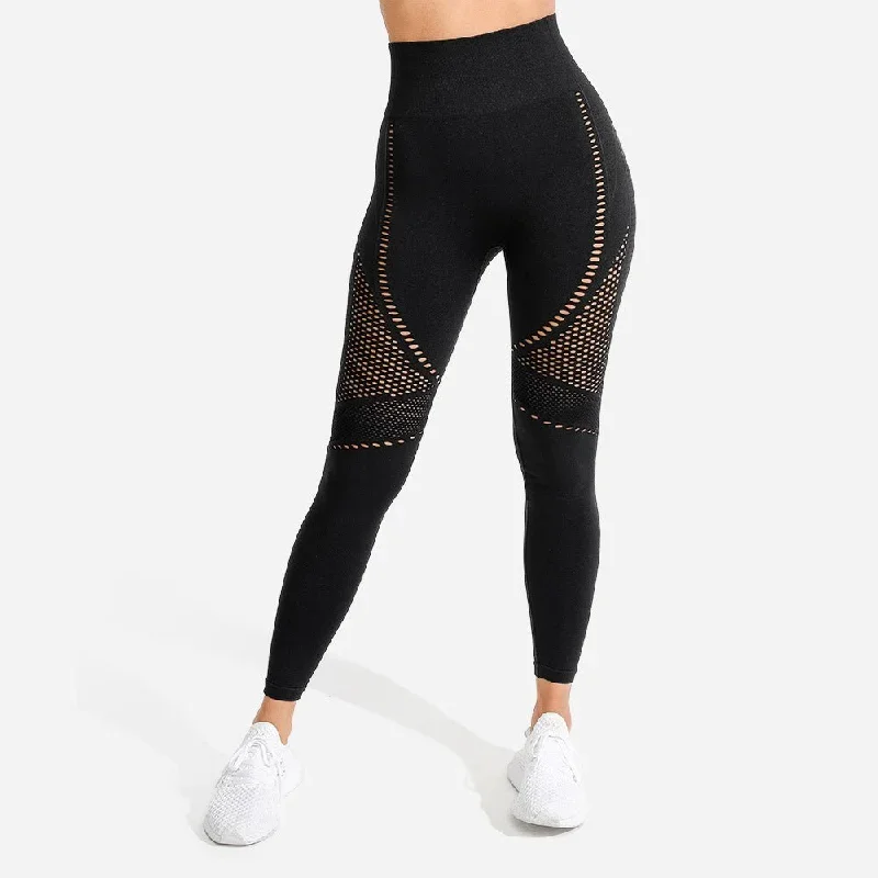 Meta Seamless Leggings - Black