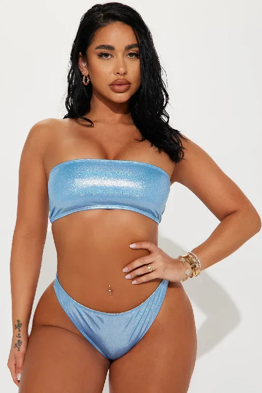 Nala Bandeau 2 Piece Bikini - Blue