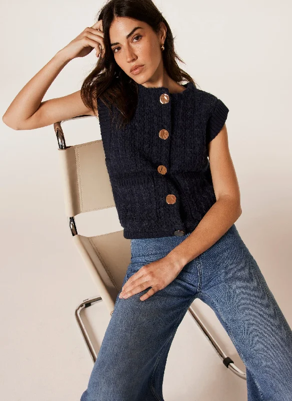 navy-boucle-sleeveless-jacket