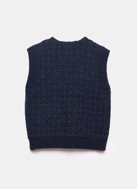 navy-boucle-sleeveless-jacket