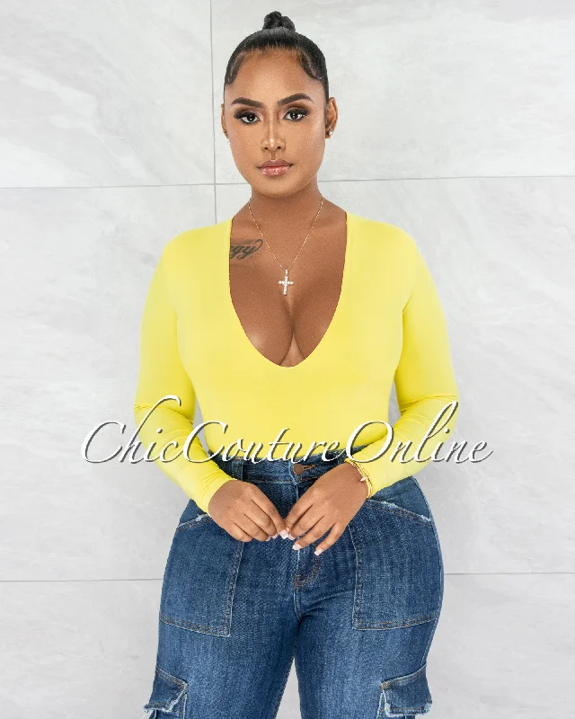 nilam-yellow-depp-v-neck-long-sleeves-bodysuit