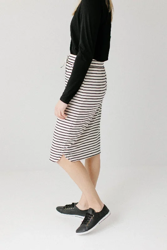 olivia-skirt-in-cream-with-black-stripes